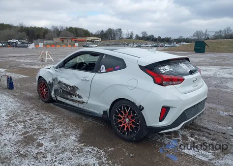 2019 Hyundai Veloster Turbo from USA, damaged, VIN KMHTH6AB5KU012371